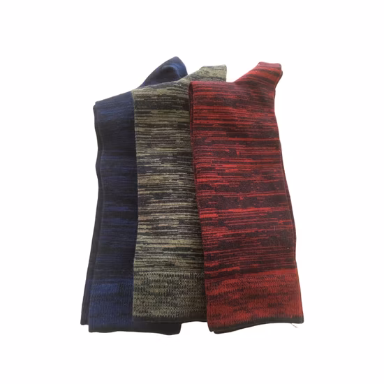 Calcetín de algodón transpirable de alta calidad para hombres del ejército militar verde caqui